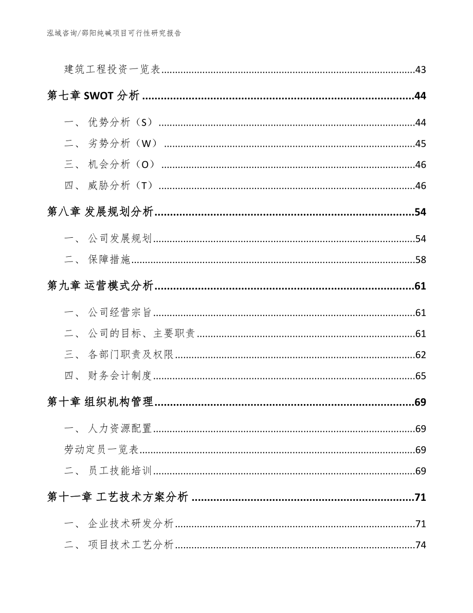 邵阳纯碱项目可行性研究报告_第3页