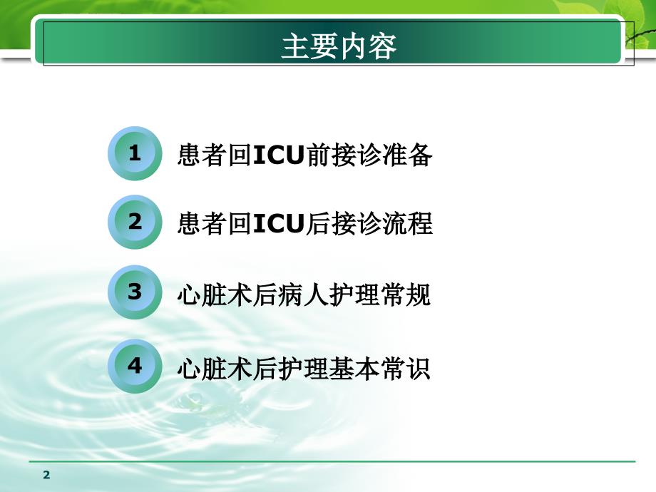 心脏手术后病人护理ppt课件_第2页