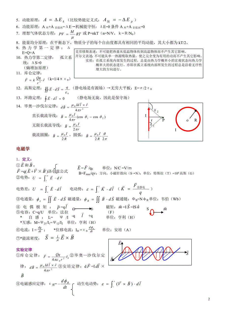 大学物理上下册常用公式.doc_第2页