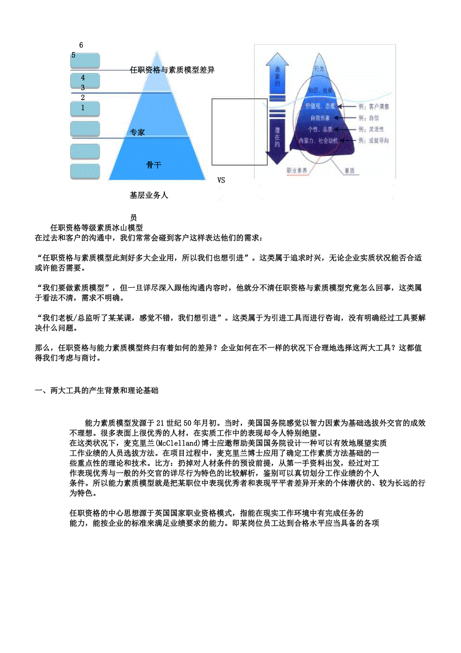 任职资格及能力素质模型差异.docx_第1页