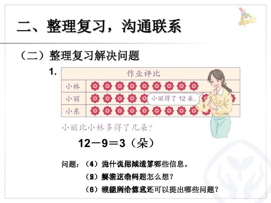 人教版数学一下第2章20以内的退位减法整理和复习课件_第5页