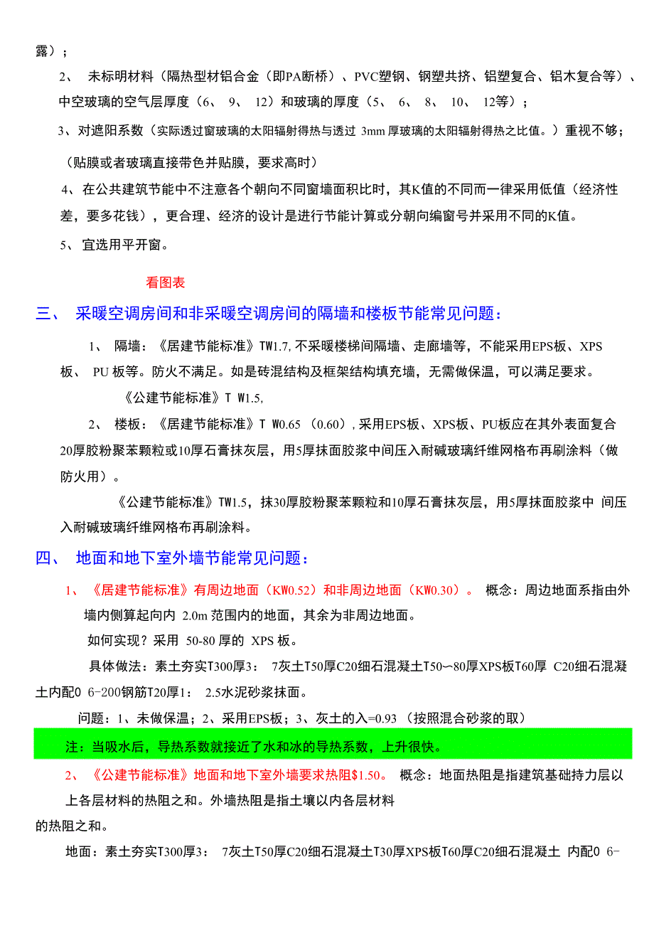 建筑节能设计常见问题分析_第4页