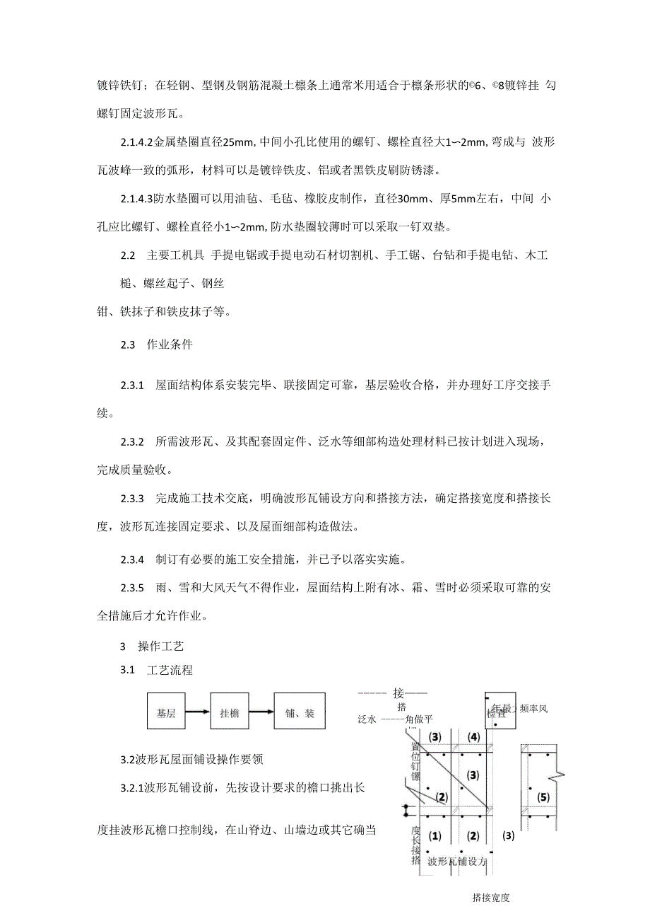 石棉瓦瓦屋面施工技术_第2页