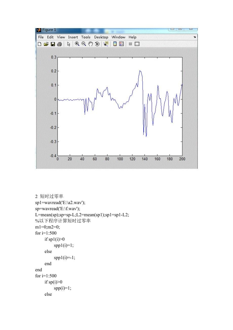 语音信号实验报告_第5页