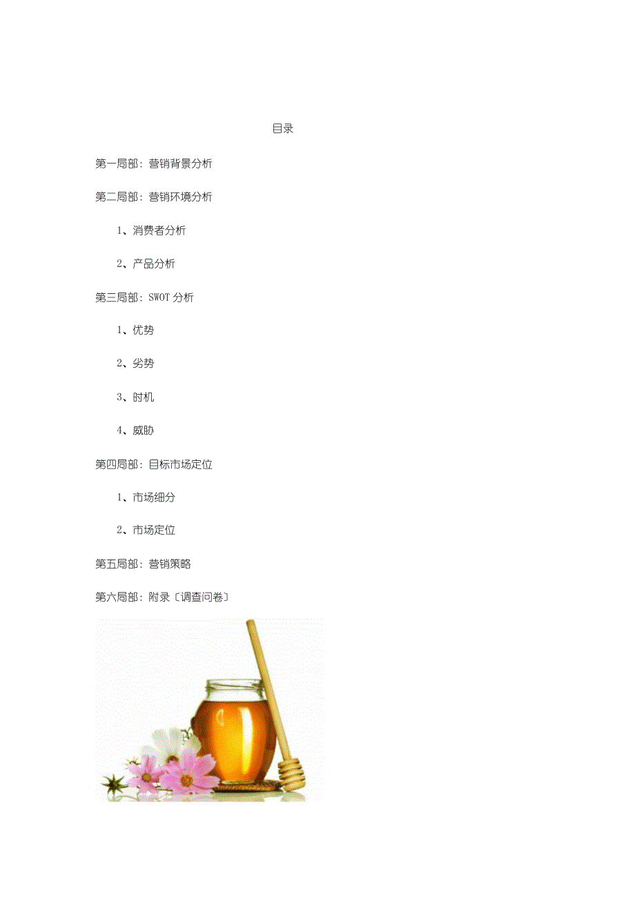 蜂蜜营销策划方案_第2页