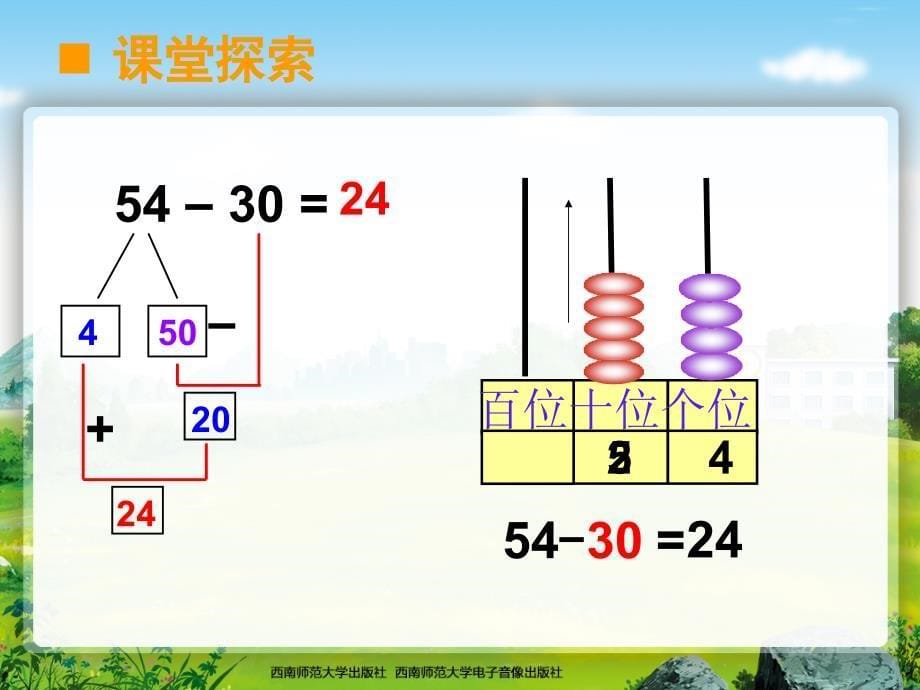 西师大版数学一年级下《两位数加减一位数整十数的口算2》_第5页