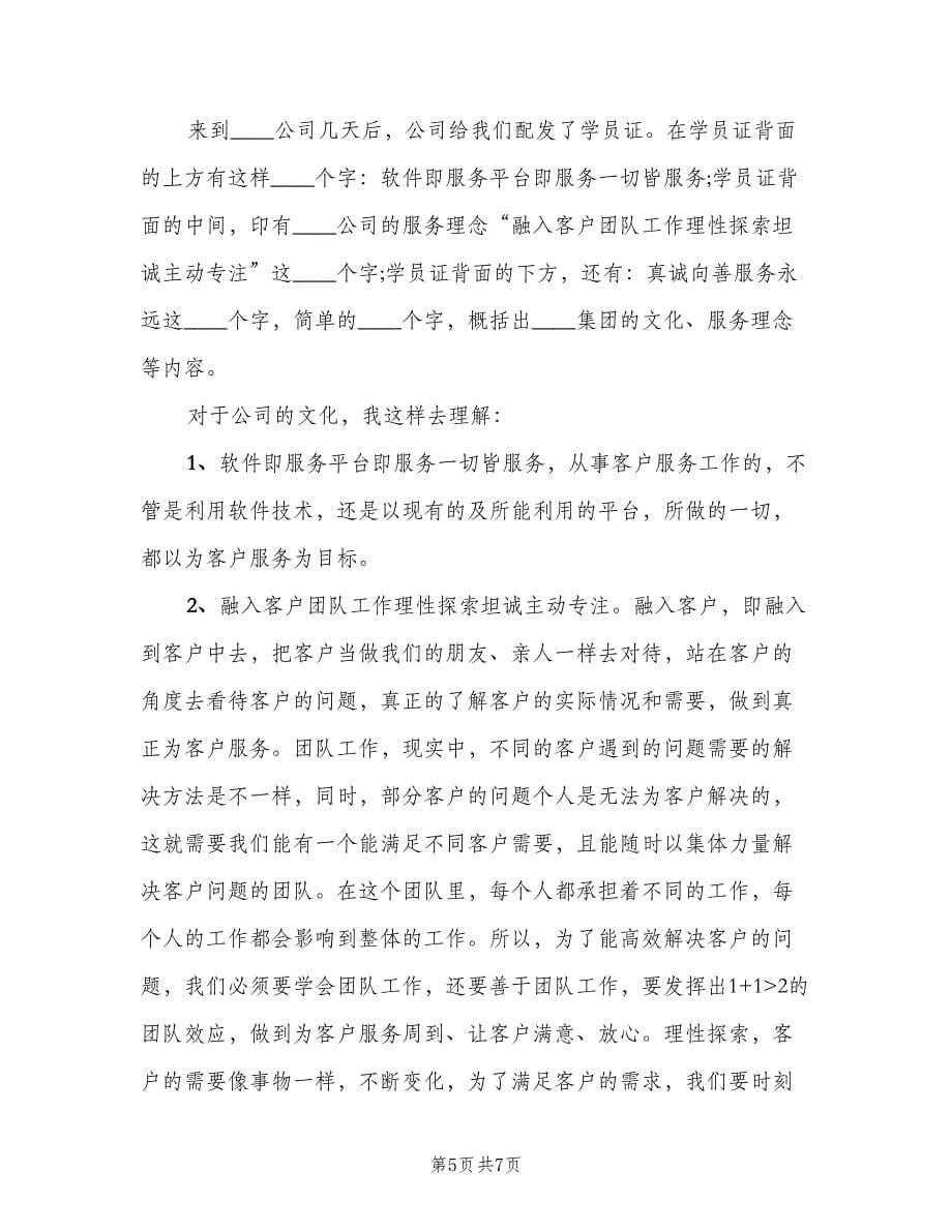 2023年电子商务专业大学生暑假实习总结（二篇）.doc_第5页