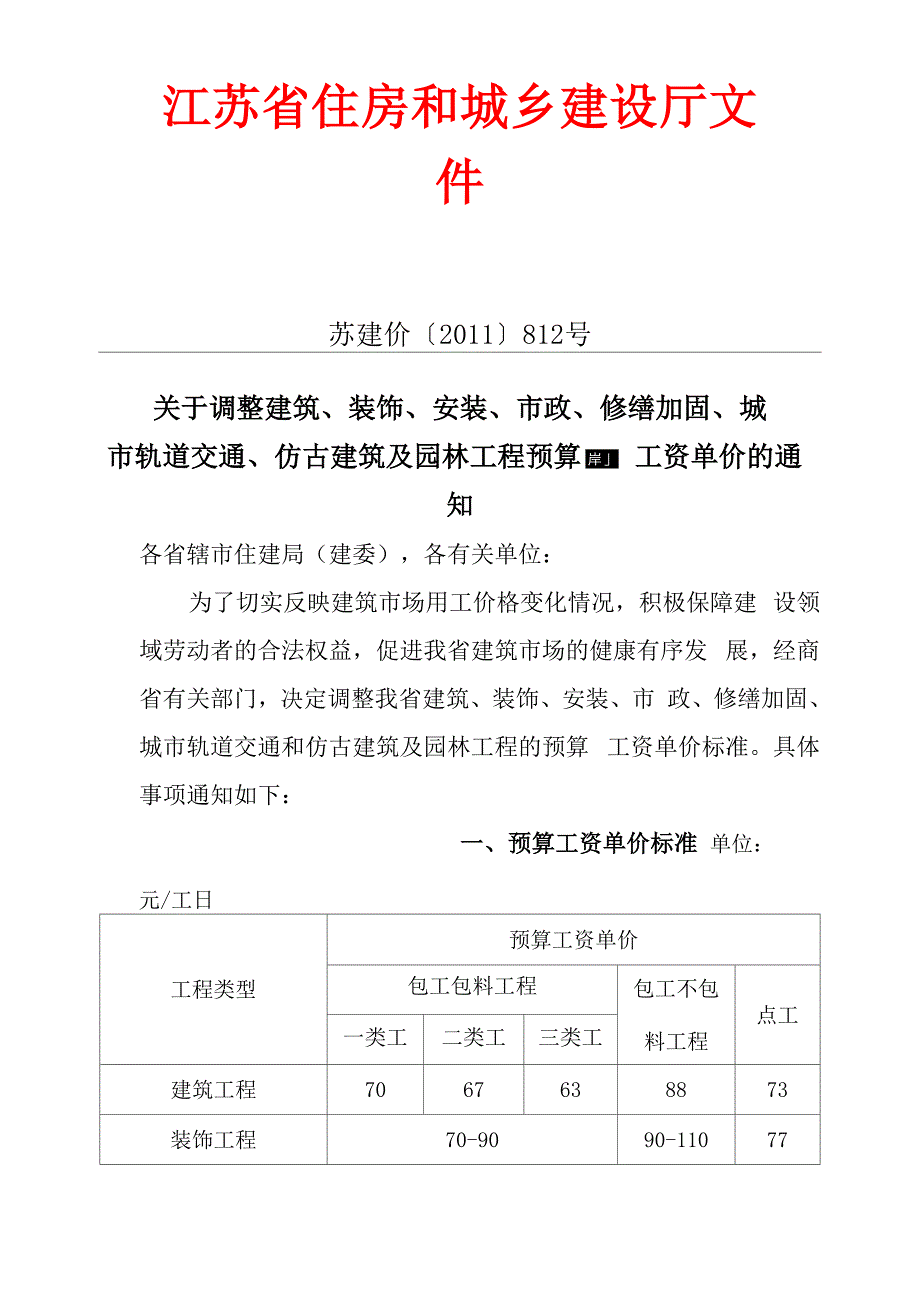 江苏定额人工单价调整_第1页