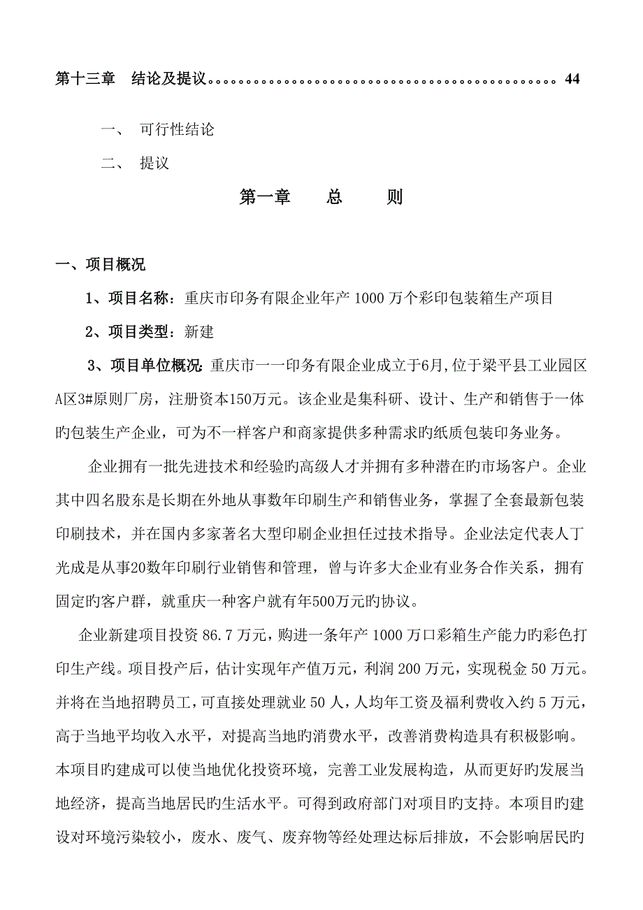 彩印包装生产项目可行性研究报告_第4页