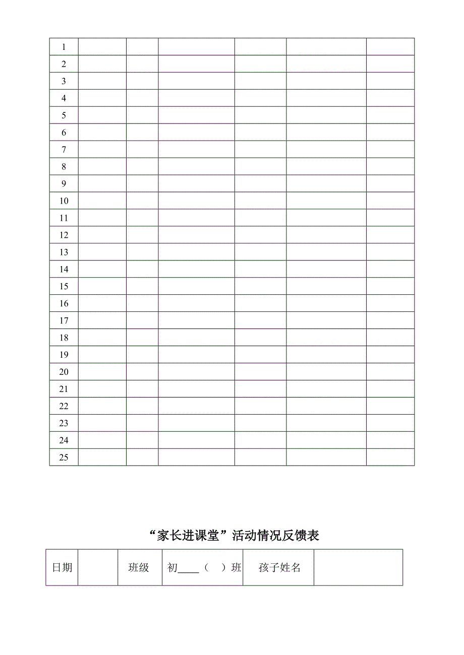 中学“家长进课堂”活动方案_第3页