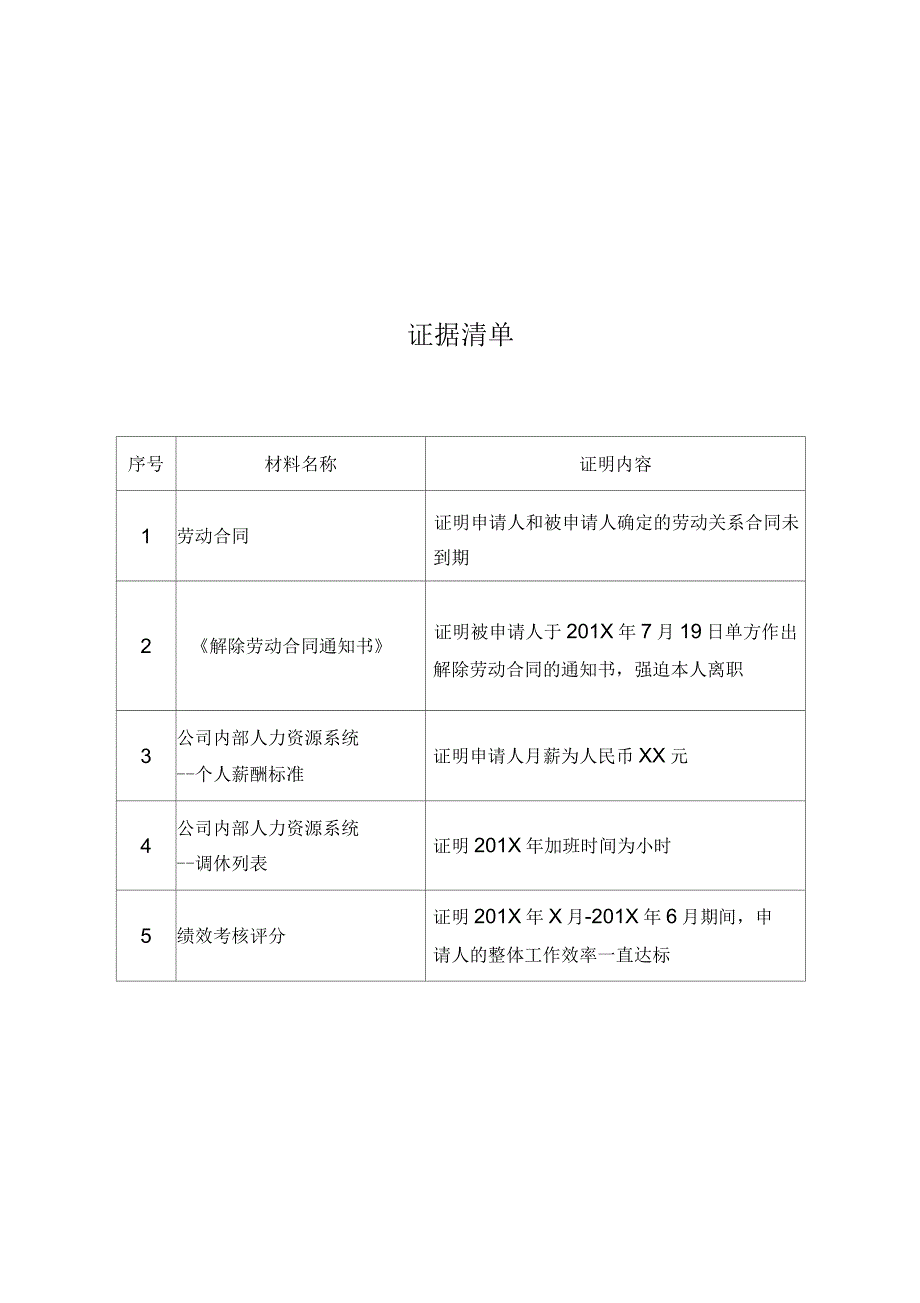 劳动仲裁申请书_第3页