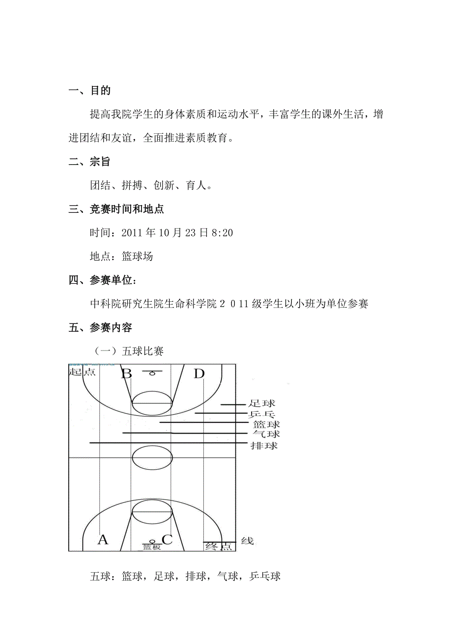 中科院研究生院生命科学院2011级新生趣味体育比赛策划书.doc_第2页