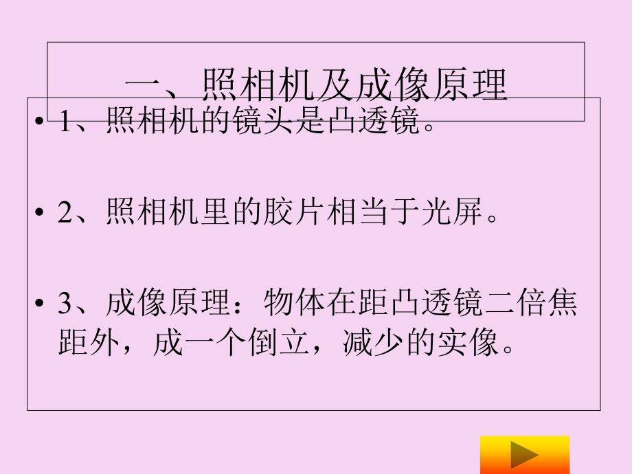 苏科版物理八年级上册4.4照相机与眼睛视力矫正2ppt课件_第3页