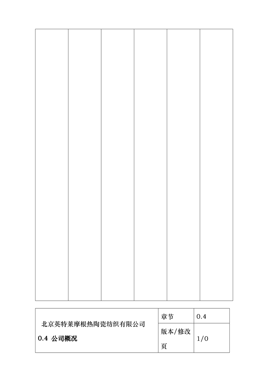 京英特莱摩根热陶瓷纺织有限公司质量手册说明--harukiwing_第4页