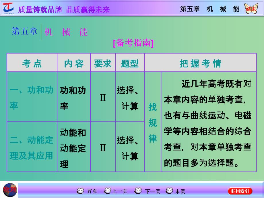 高考物理一轮复习 第五章 机械能 第1节 功和功率课件 新人教版.ppt_第1页