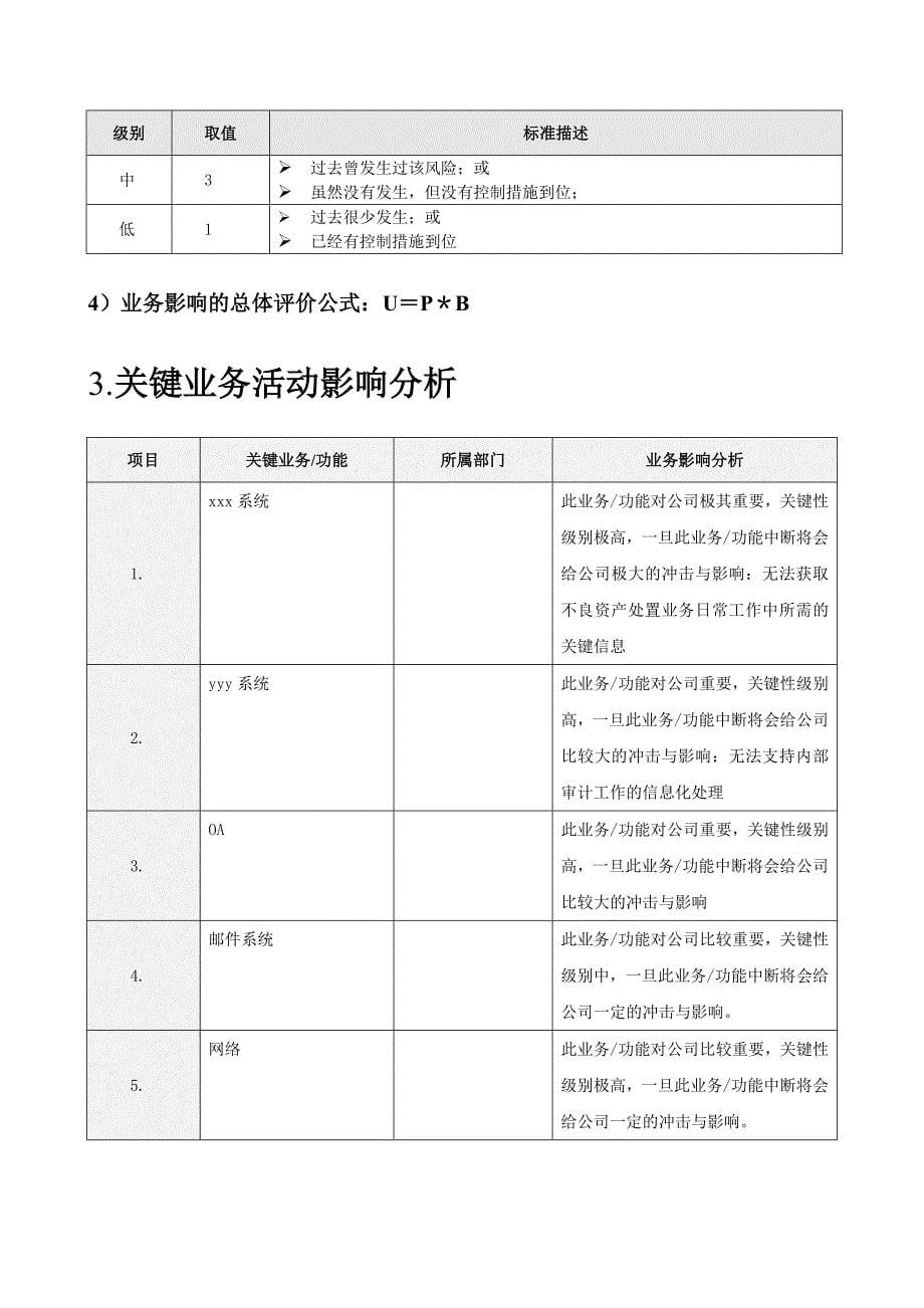 业务影响分析报告.doc_第5页