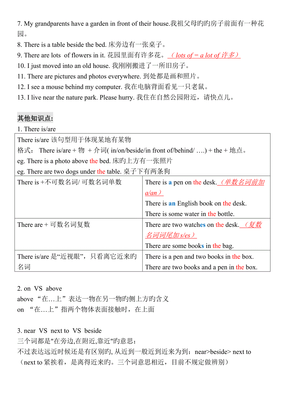 2023年五年级上册英语Unit5知识点汇总_第2页