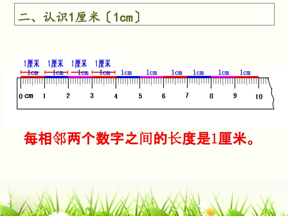 二年级上数学用厘米作单位量长度西师大版ppt课件_第4页