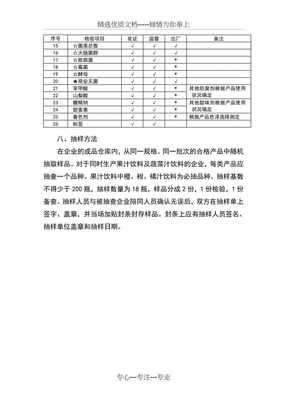 果汁和蔬菜汁类饮料生产许可证审查细则_第4页