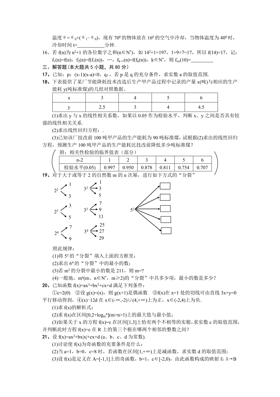 2022年高二期末检测（数学文）_第3页