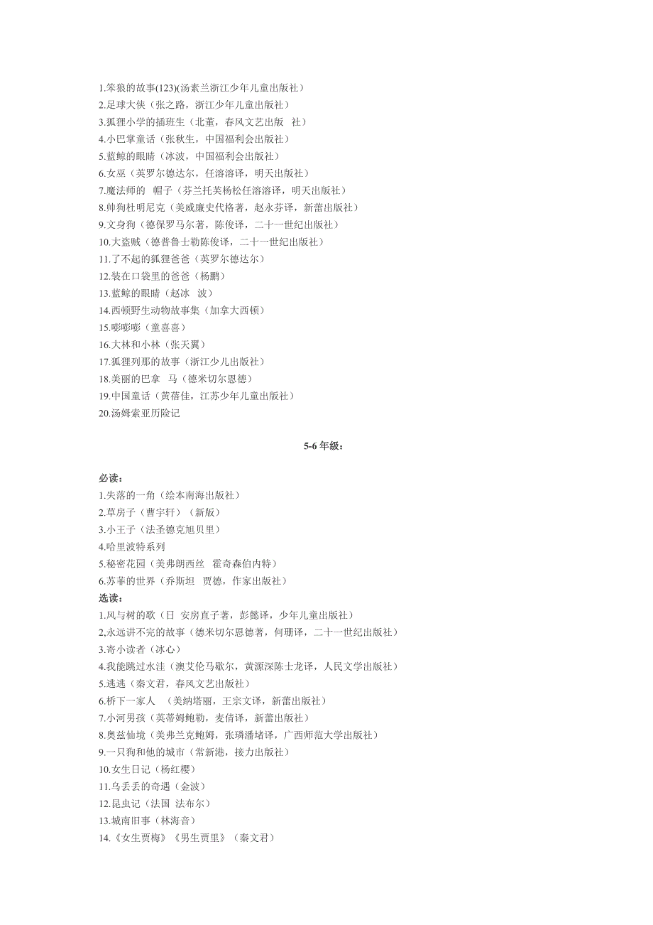 窦桂梅推荐小学生阅读的书籍.doc_第3页