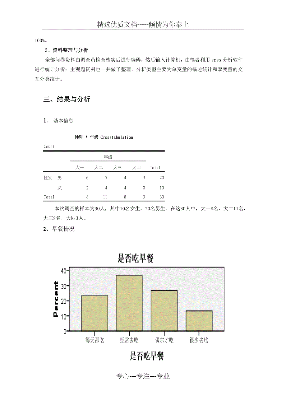 大学生饮食状况调查报告汇总_第3页