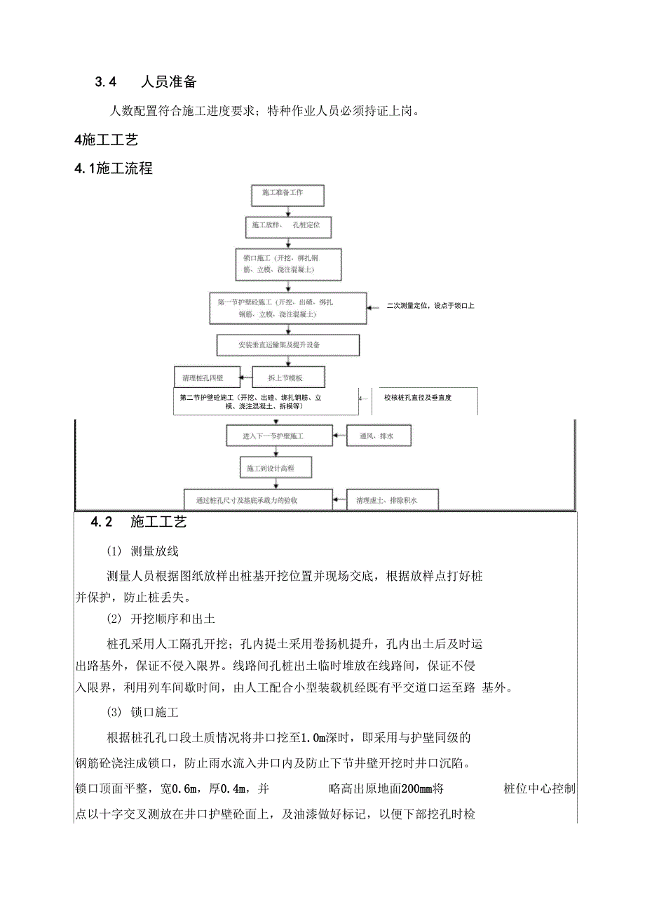 人工挖孔桩锁口护壁施工技术交底_第3页