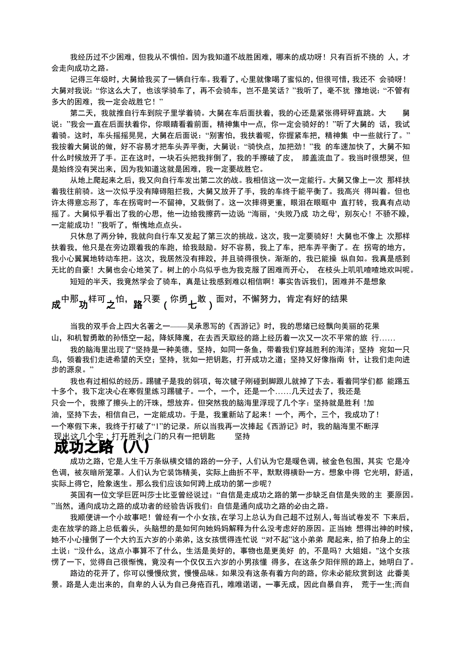 成功之路共十篇_第3页