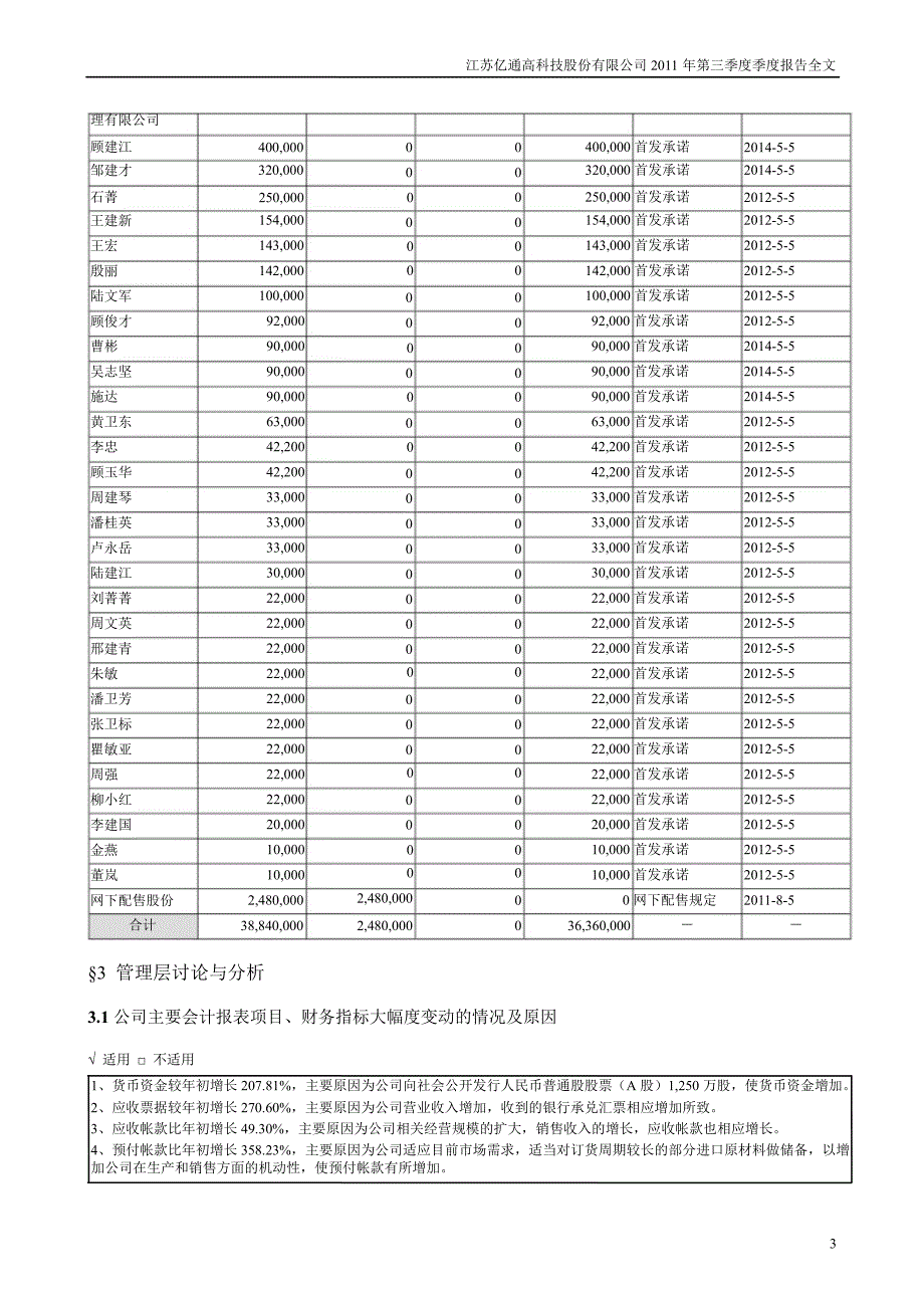 亿通科技第三季度报告全文_第3页