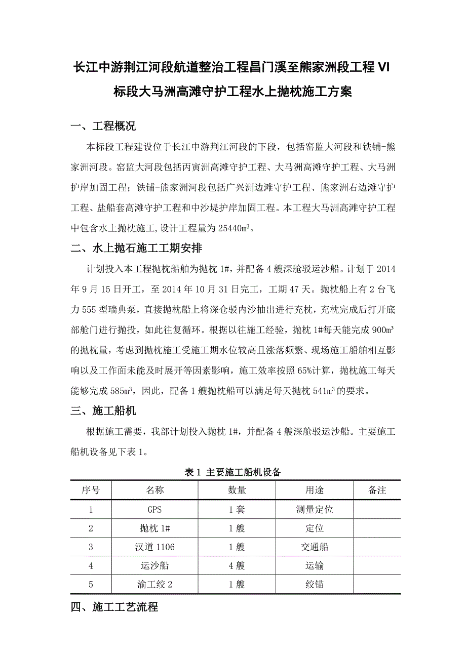 施工方案(水上抛枕)解读_第2页