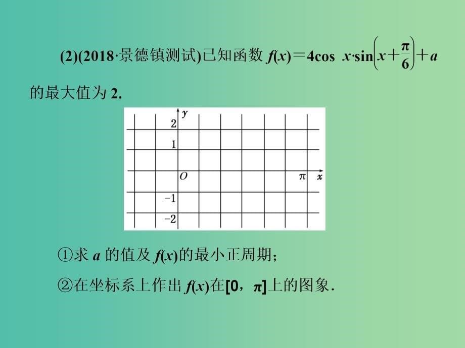 全国通用版2019版高考数学一轮复习第五单元三角函数及其恒等变换高考研究课三三角函数的1个必考点--函数y＝Asinωx＋φ的图象和性质课件理.ppt_第5页