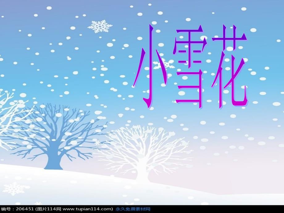 二年级音乐上册第八单元小雪花课件1苏少版_第1页