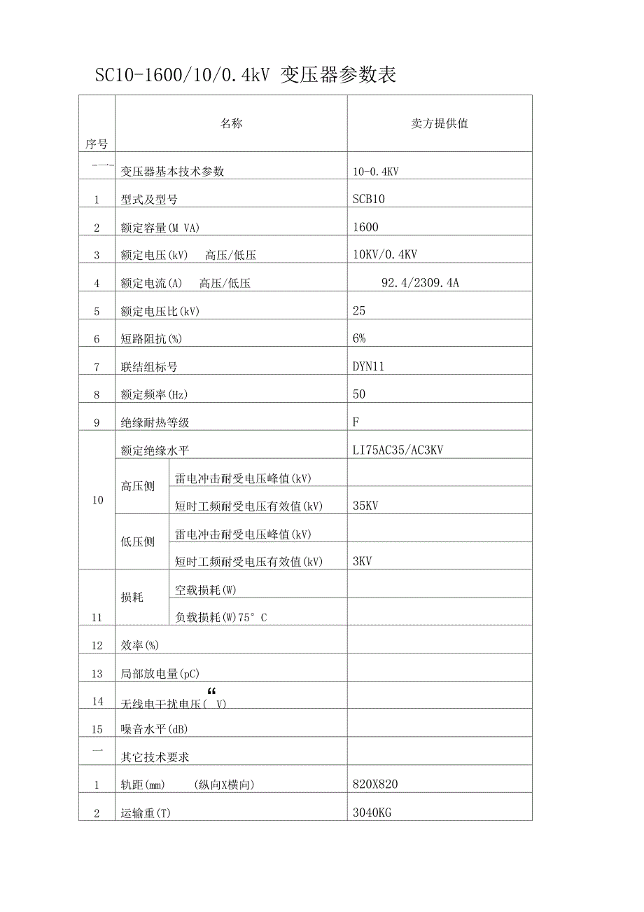 变压器技术参数_第2页