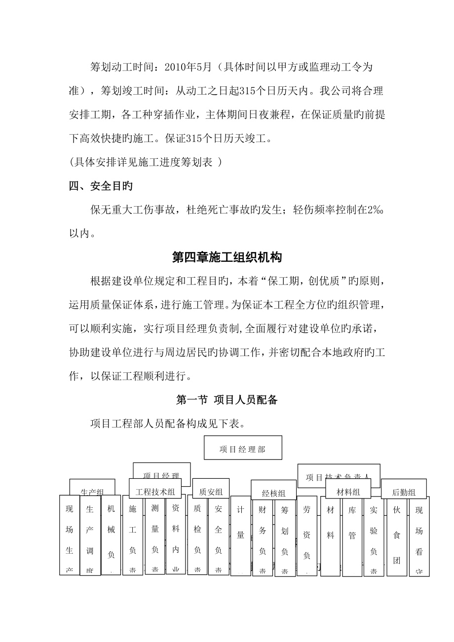 平昌中医院门诊楼综合施工组织设计_第3页