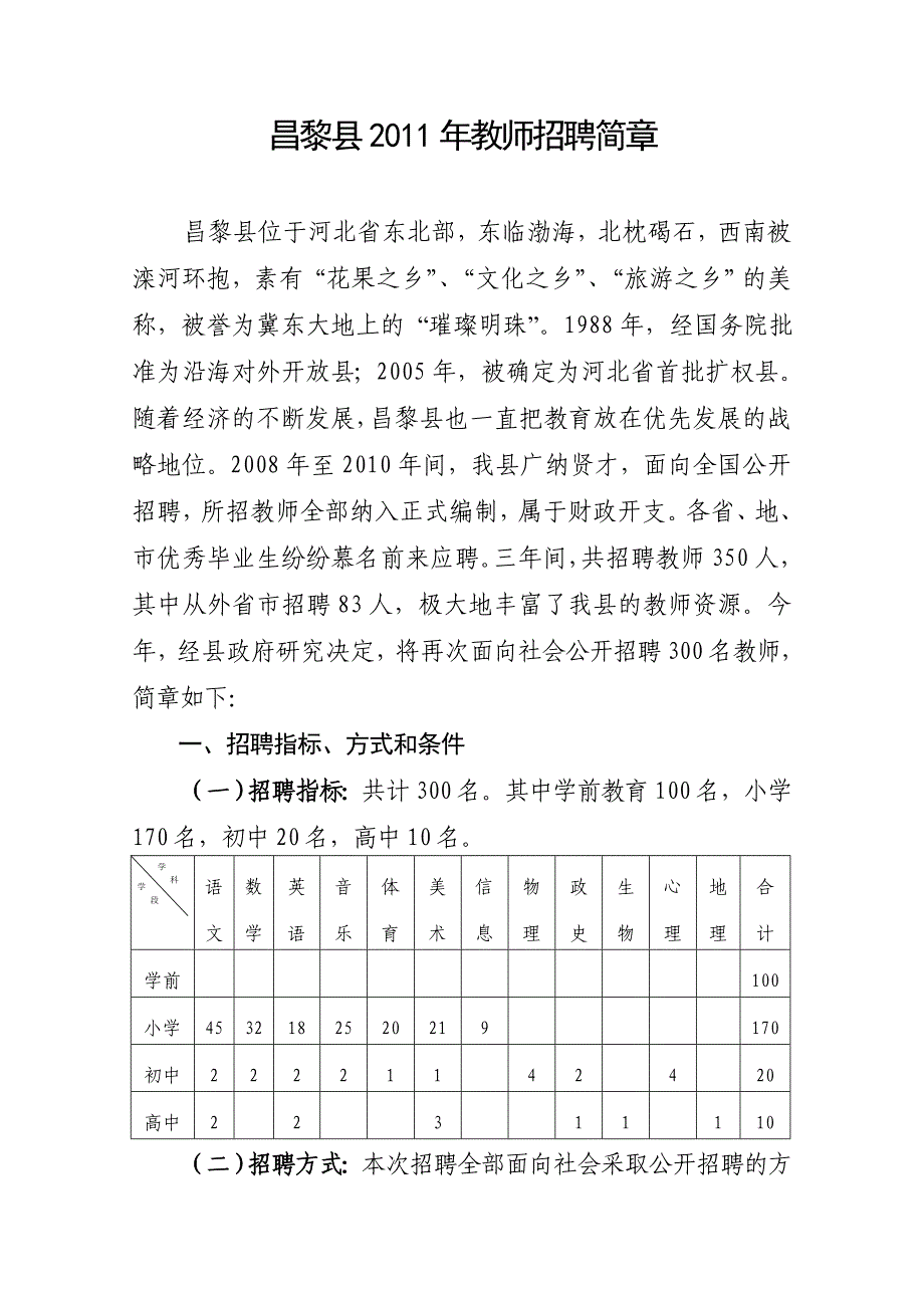 教师招聘简章_第1页