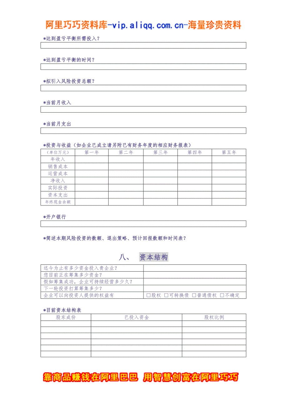 1.商业计划书模板 (2)（天选打工人）.docx_第3页