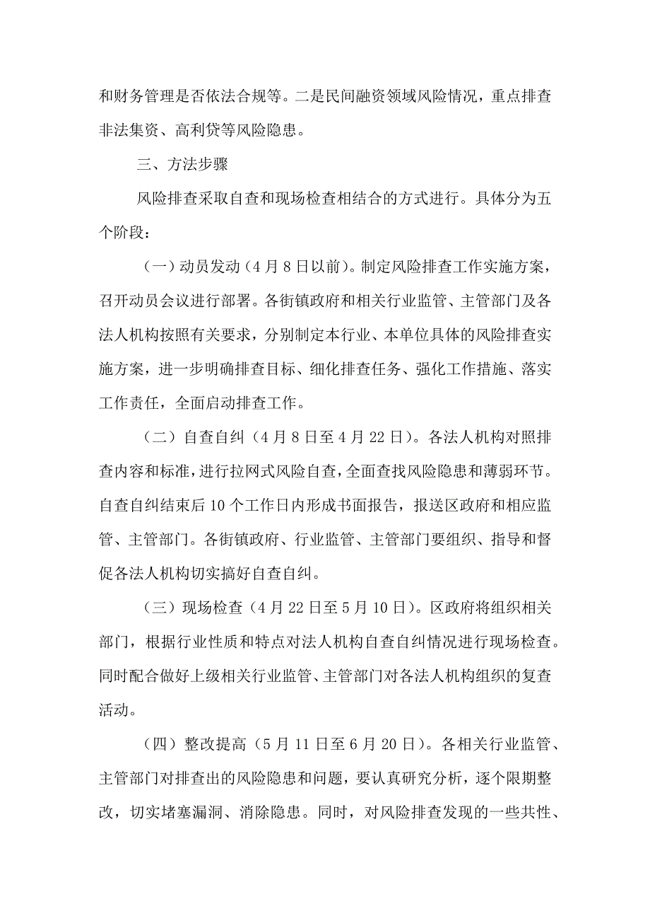 地方金融风险排查方案_第2页