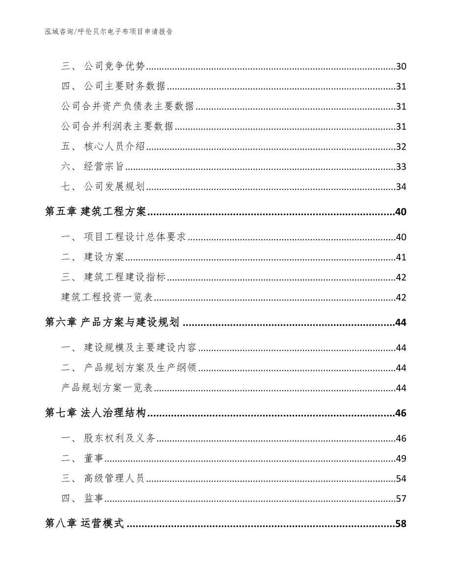 呼伦贝尔电子布项目申请报告【参考范文】_第3页