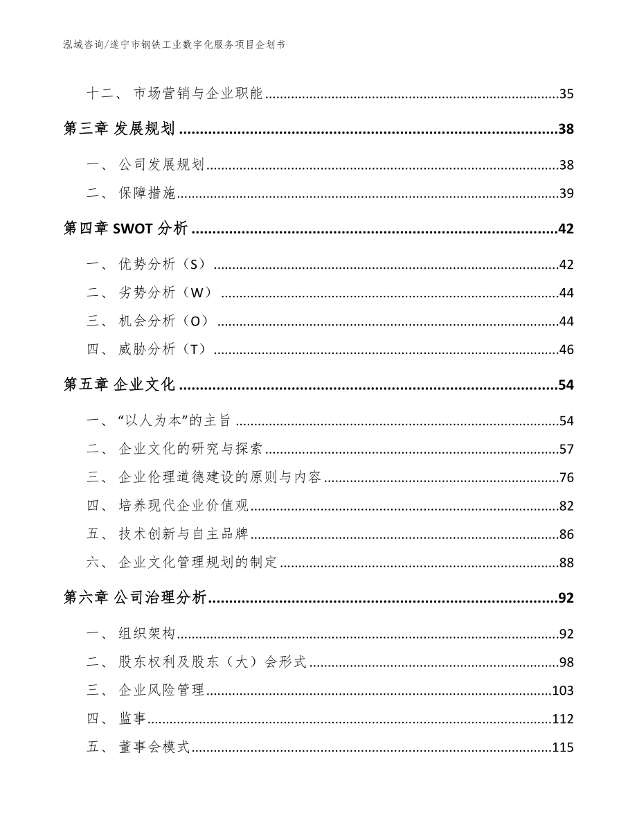 遂宁市钢铁工业数字化服务项目企划书_第3页