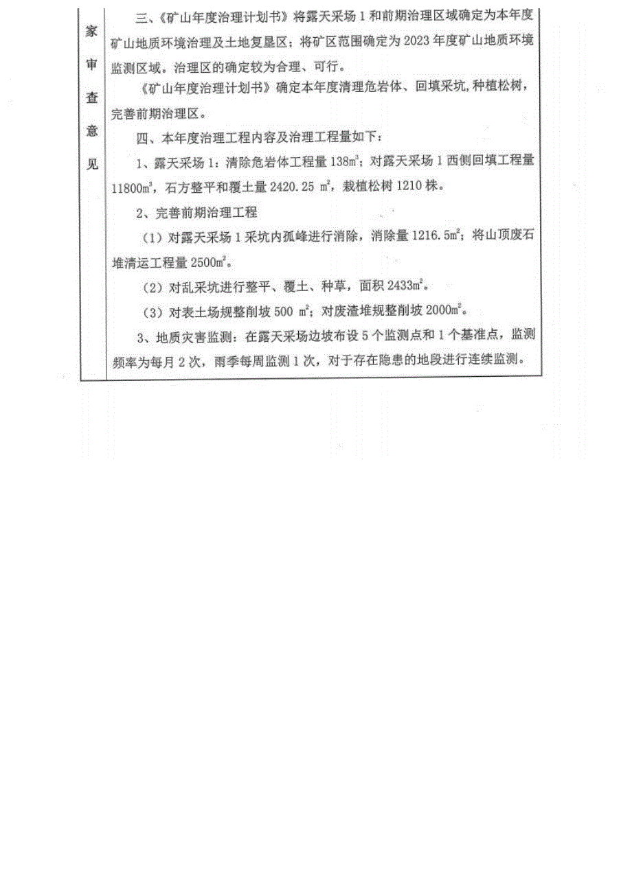 阿鲁科尔沁旗坤都矿业有限公司叶腊石矿2023年度矿山地质环境治理计划书.docx_第3页