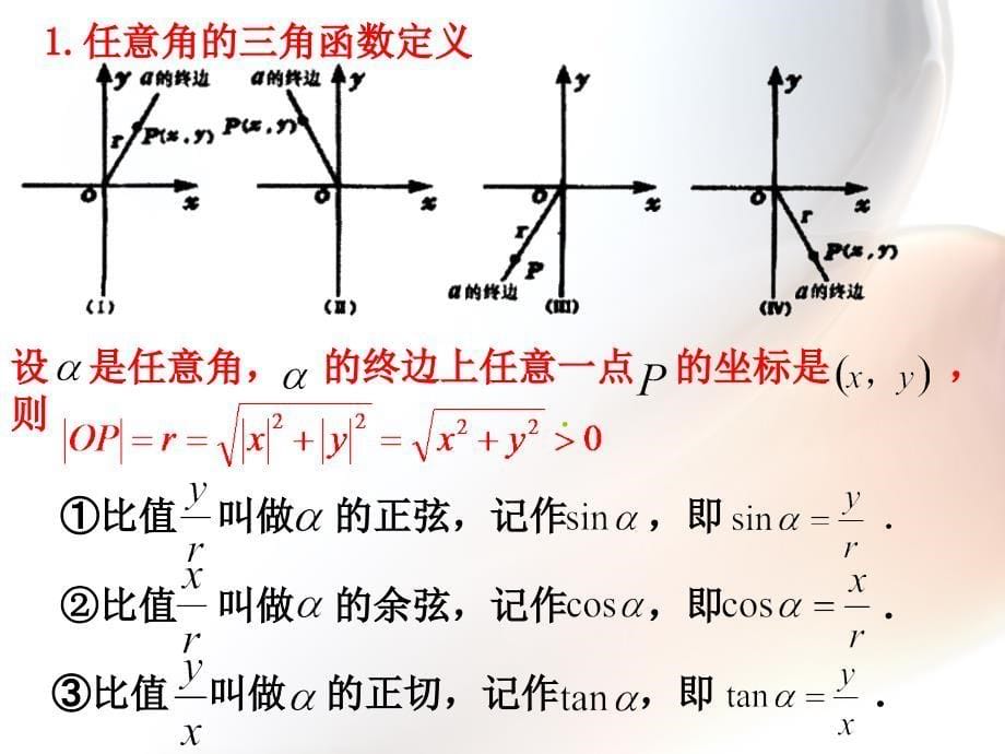 121.1任意角的三角函数值_第5页