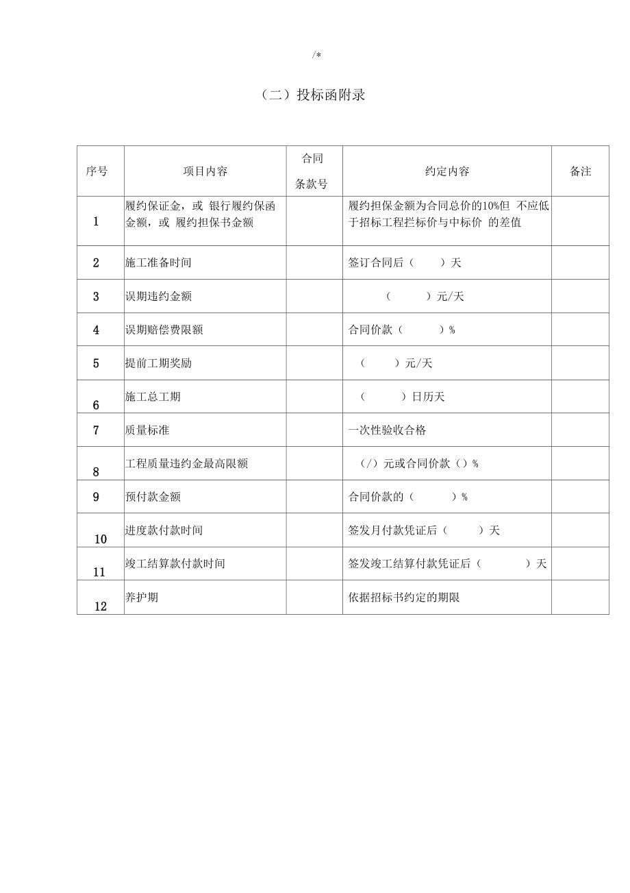 园林绿化项目工程投标文件及其施工组织设计_第5页