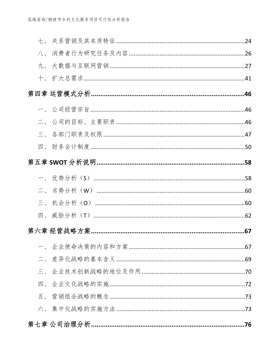 铜陵市乡村文化服务项目可行性分析报告_第3页