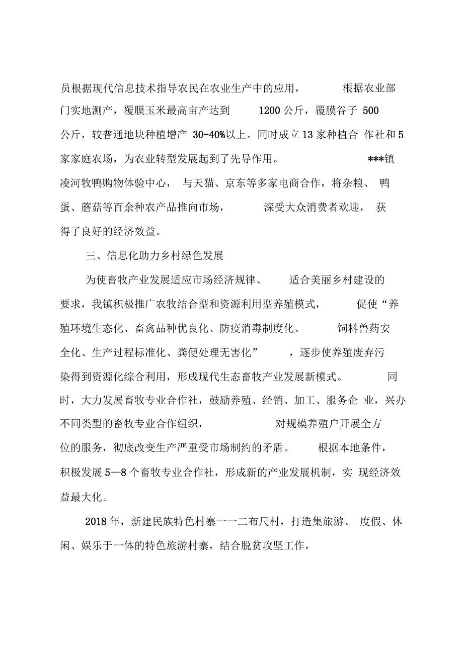 乡镇数字乡村建设发展调研报告_第2页