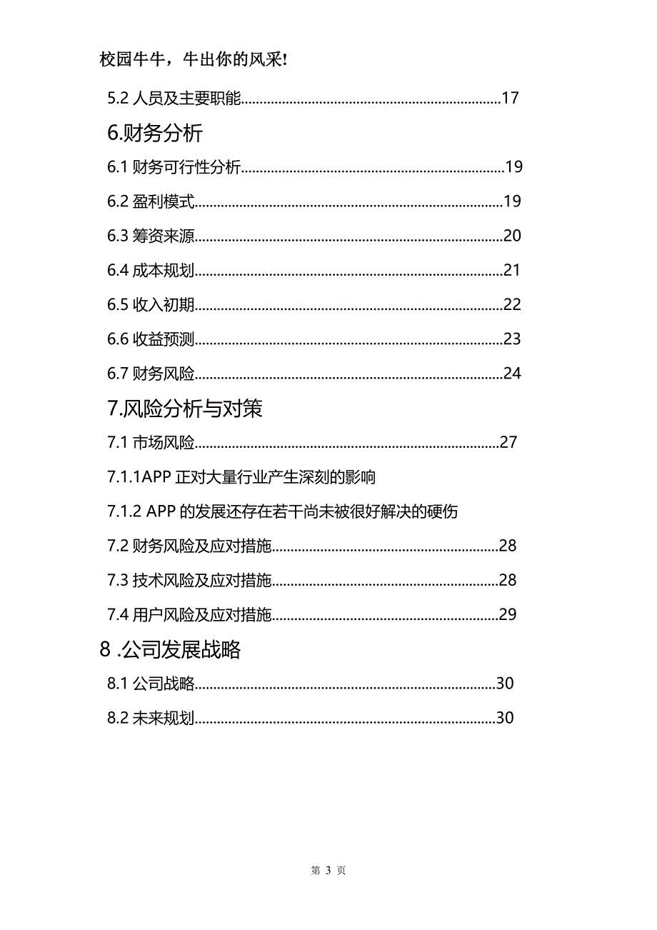 互联网加大学生创新创业大赛策划书_第3页