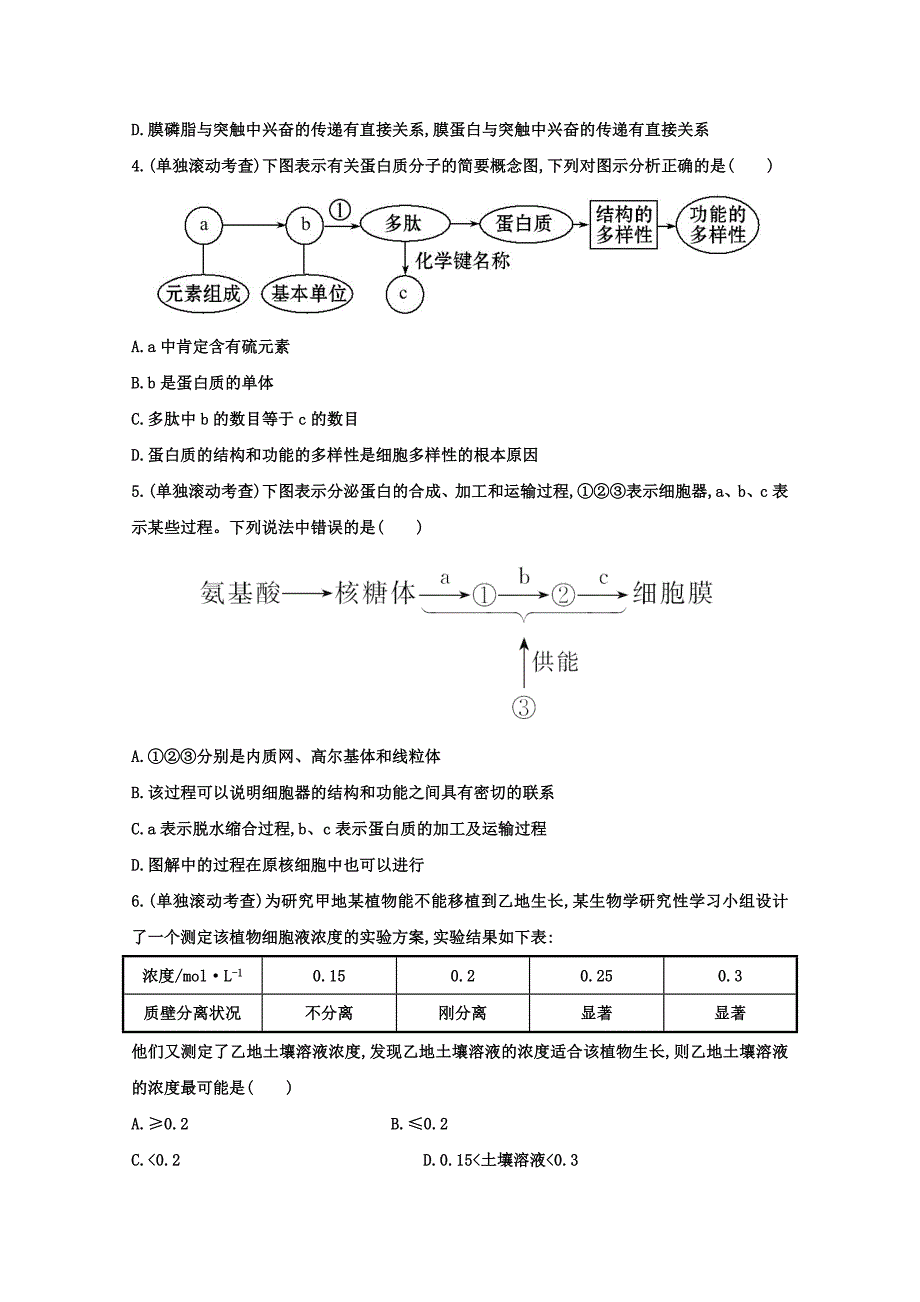 2021年高考生物-阶段滚动检测(二)_第2页