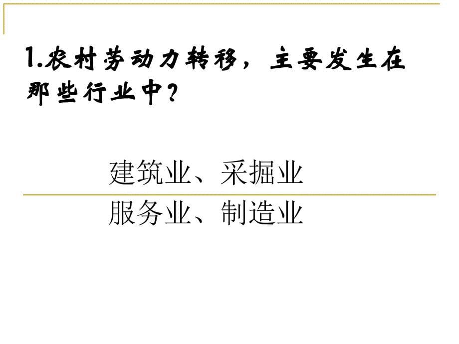 人教版必修二高中地理第1章问题探究 如何看待农民工现象课件_第5页