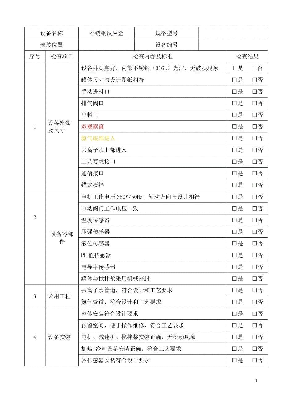 50L不锈钢反应釜验证方案_第5页