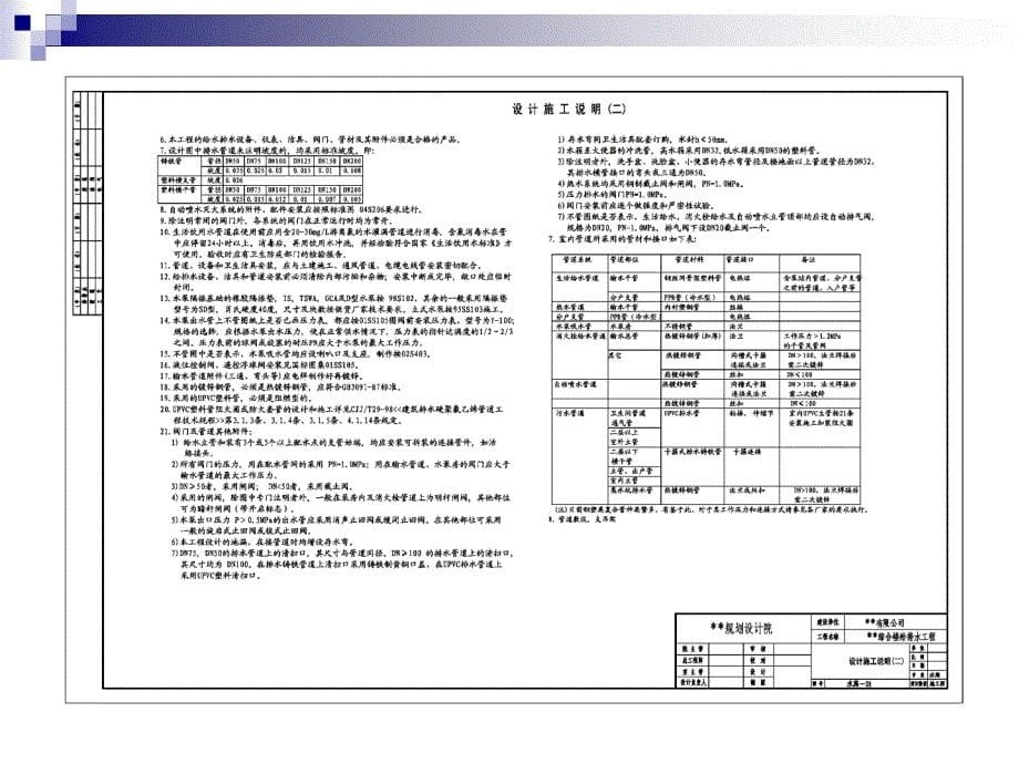 建筑设备安装识图与施工给排水范例图纸_第5页