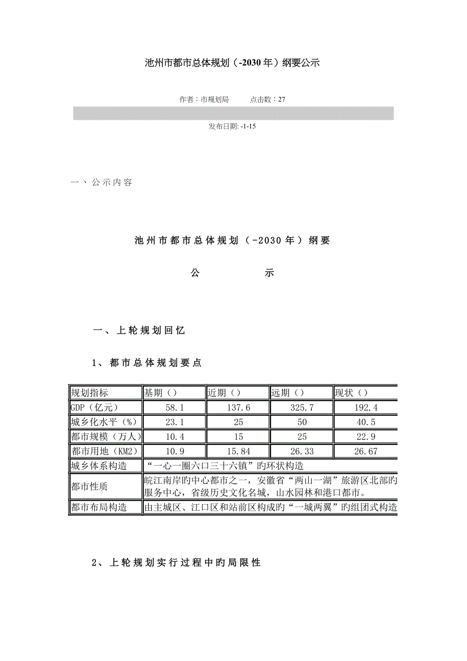 城市总体重点规划范本_第1页